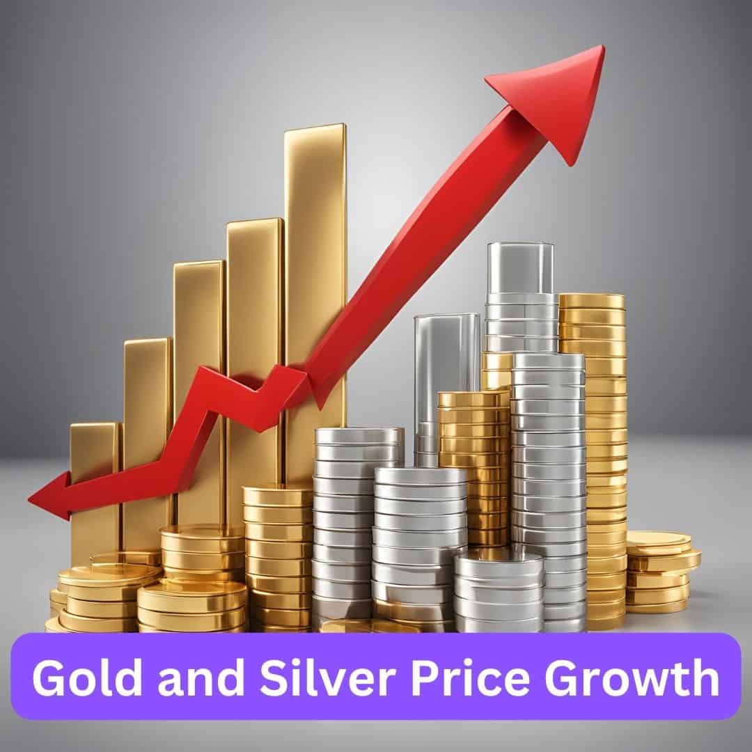 Gold and Silver Price Growth